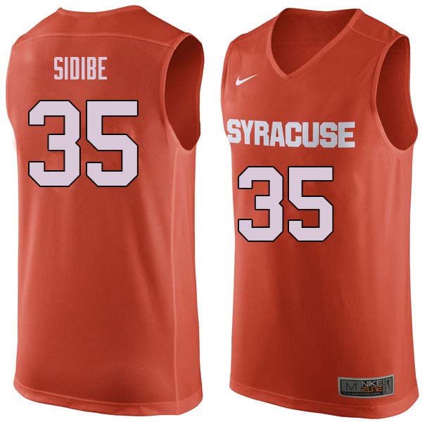 Men #35 Bourama Sidibe Syracuse Orange College Basketball Jerseys Sale-Orange